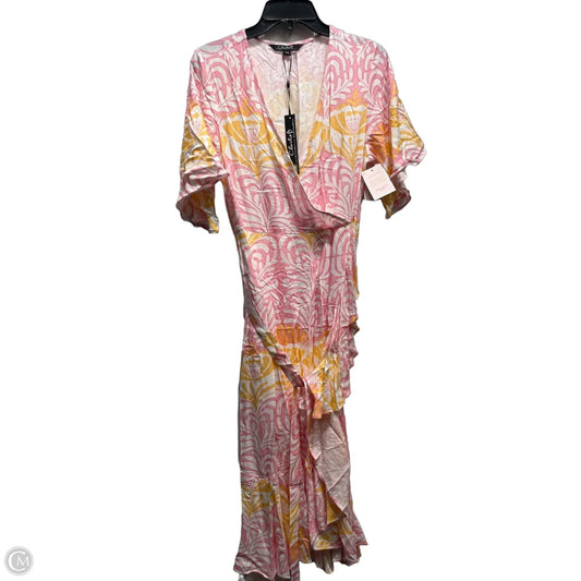 Dress Casual Maxi By Charlie B In Orange & Pink, Size: S