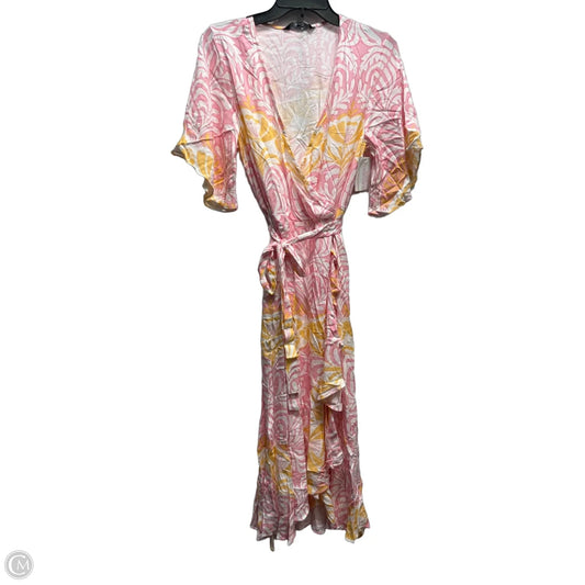 Dress Casual Maxi By Charlie B In Orange & Pink, Size: S