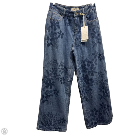 Jeans Wide Leg By Charlie B In Blue Denim, Size: 6