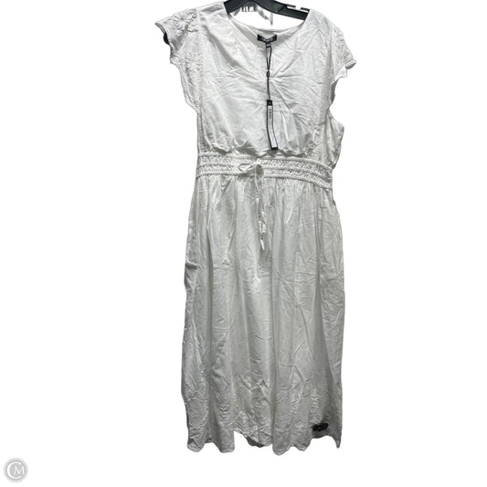 Dress Casual Midi By Charlie B In White, Size: M