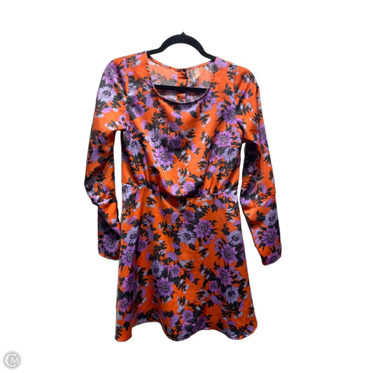 Dress Casual Short By Free People In Orange & Purple, Size: 2