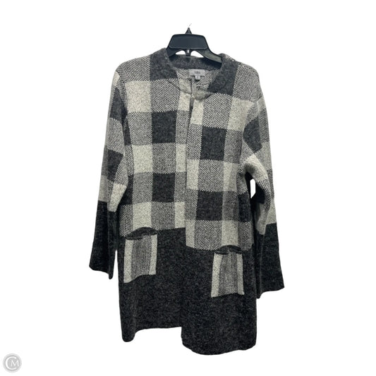 Sweater Cardigan By YAIRA In Grey, Size: XL