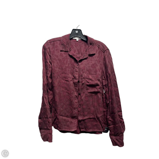 Top Long Sleeve By Bella Dahl In Mauve, Size: Xs