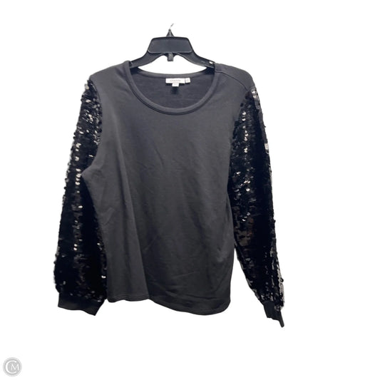 Top Long Sleeve By Chicos In Black, Size: L