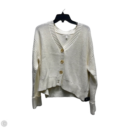 Sweater Cardigan By Maurices In Cream, Size: M