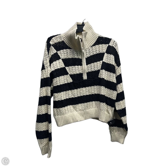 Sweater By A New Day In Black & Cream, Size: M