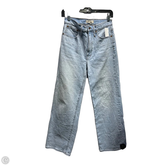 Jeans Straight By Madewell In Blue Denim, Size: 4