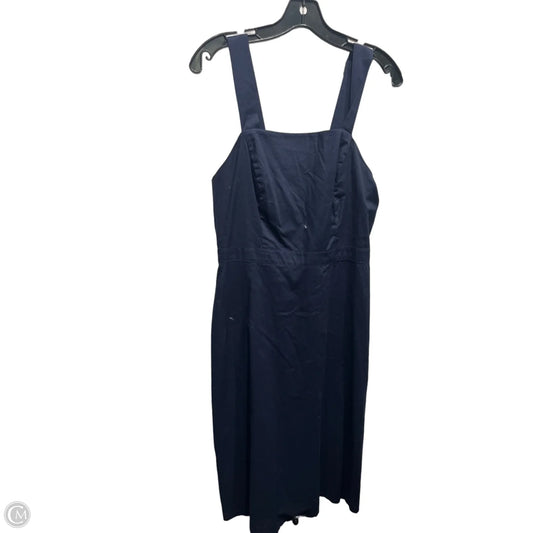 Dress Casual Midi By Banana Republic In Navy, Size: 8