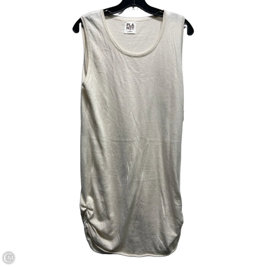 Dress Casual Midi By Planet In Cream, Size: M
