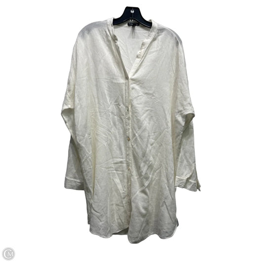 Dress Casual Short By Eileen Fisher In Cream, Size: S