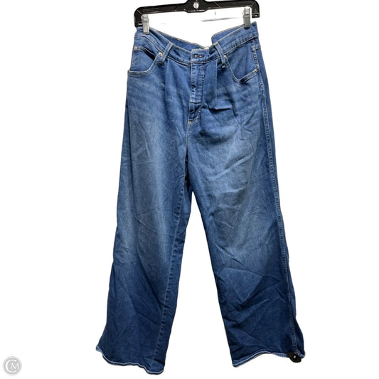 Jeans Wide Leg By Amo In Blue Denim, Size: 12