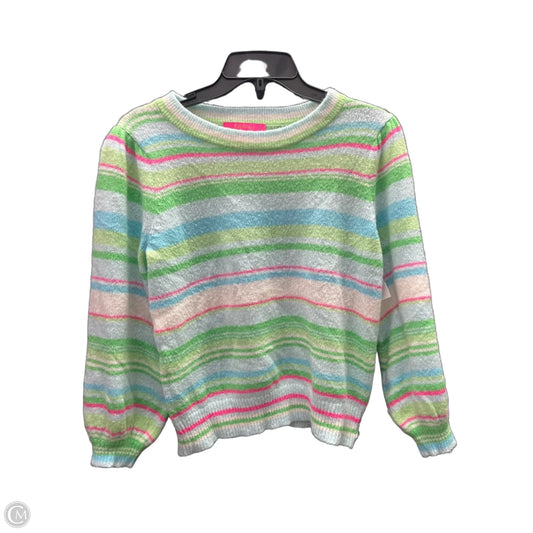 Sweater Designer By Lilly Pulitzer In Green & Pink, Size: M
