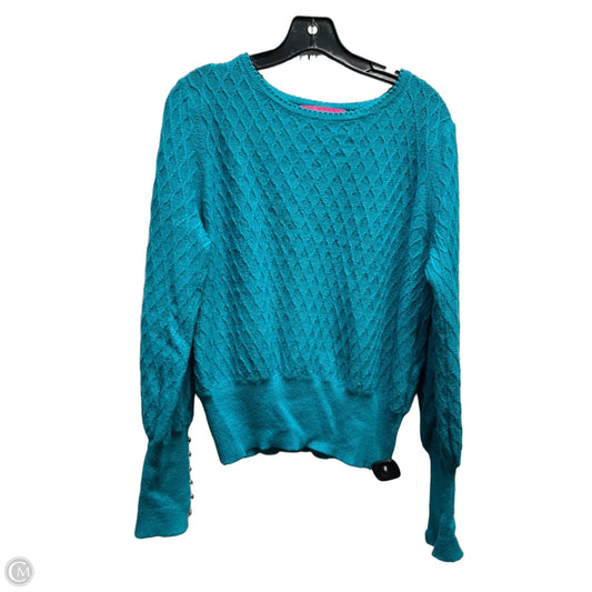 Sweater Designer By Lilly Pulitzer In Teal, Size: M