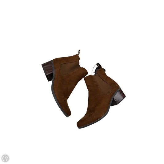 Boots Ankle Heels By A New Day In Brown, Size: 7