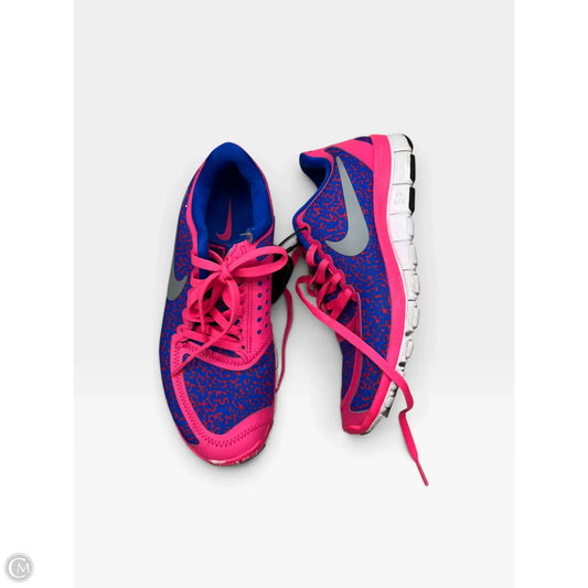 Shoes Athletic By Nike In Blue & Pink, Size: 6.5