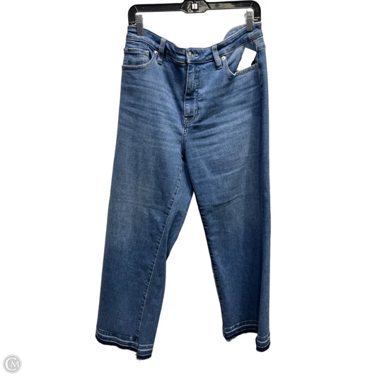 Jeans Cropped By Tommy Bahama In Blue Denim, Size: 14