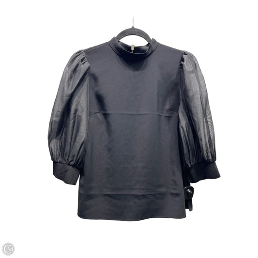 Top 3/4 Sleeve By Ted Baker In Black, Size: 2