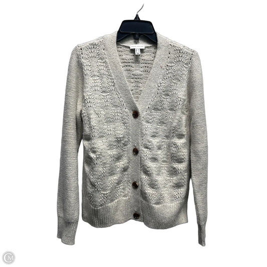 Sweater Cardigan By Susan Graver In Grey, Size: Xs