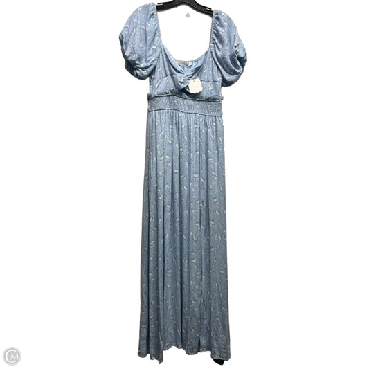 Dress Casual Maxi By Altard State In Blue & White, Size: 0