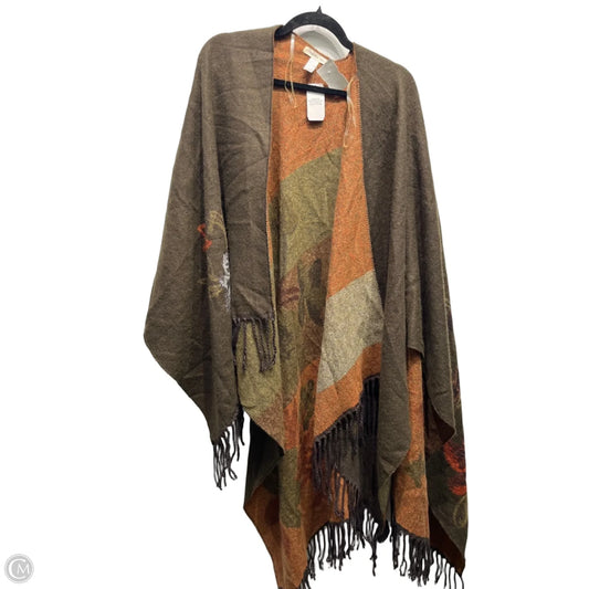 Shawl By Indigo Soul In Brown & Green, Size: Osfm