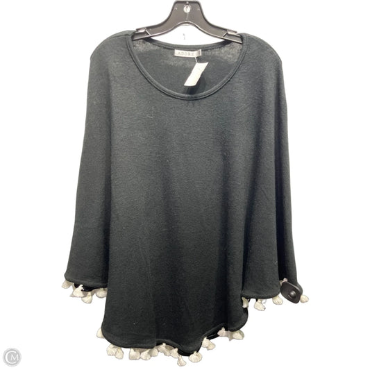 Shawl By Adore In Black & White, Size: M