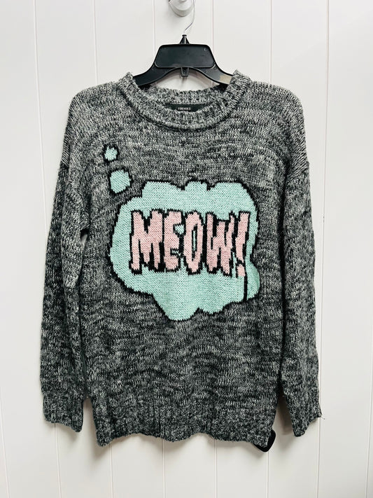 Sweater By Forever 21 In Grey, Size: S