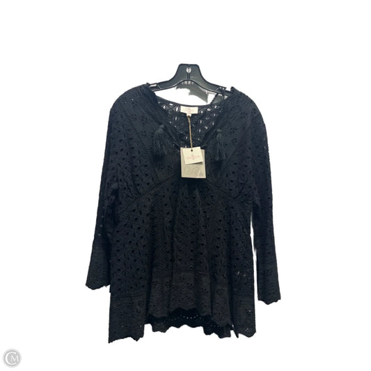 Top Long Sleeve By ZAGRICA In Black, Size: Xl