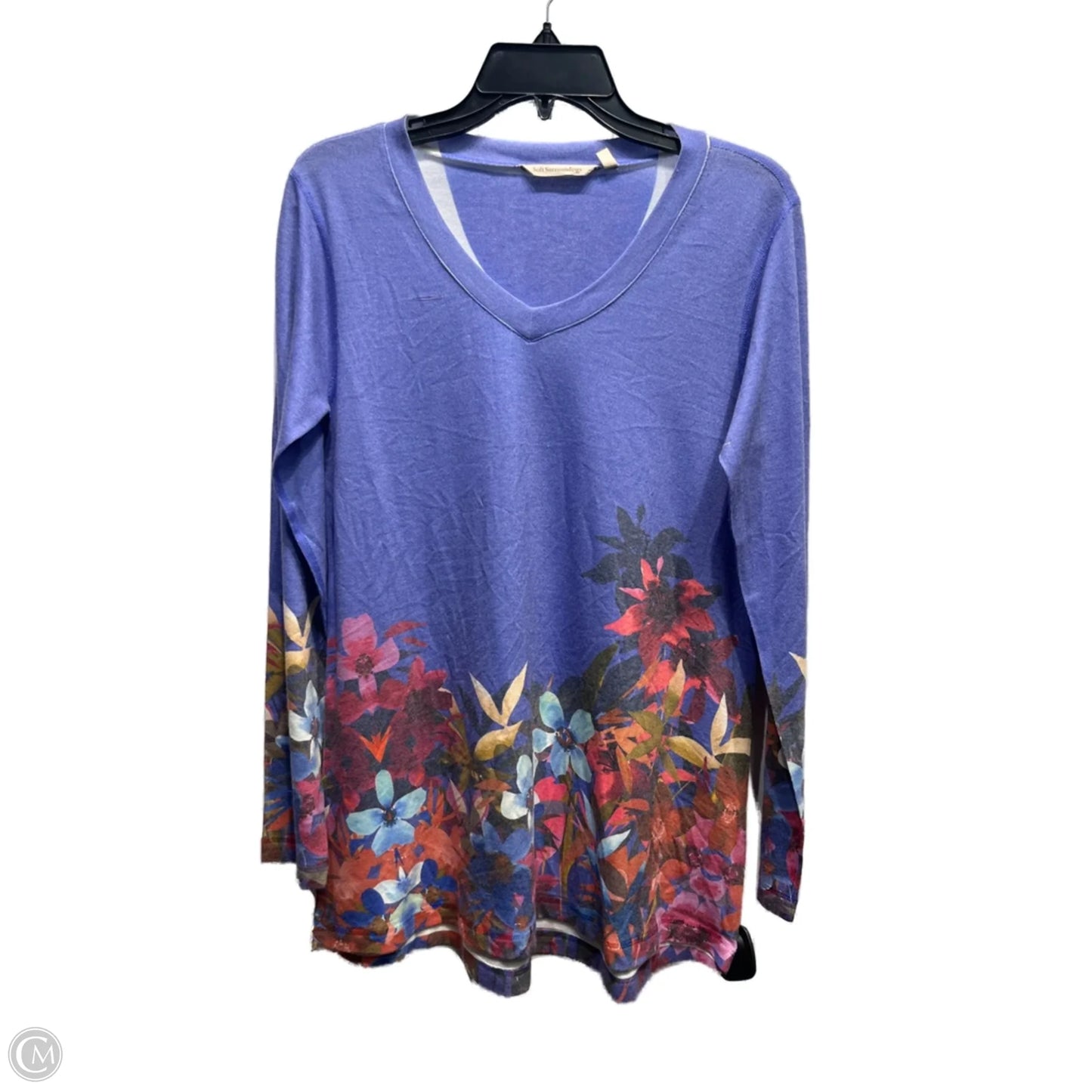 Top Long Sleeve By Soft Surroundings In Purple, Size: S
