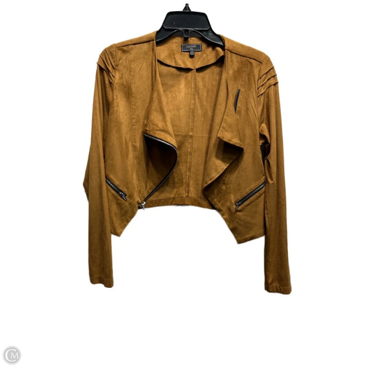 Jacket Moto By CHOCOLATE In Brown, Size: S