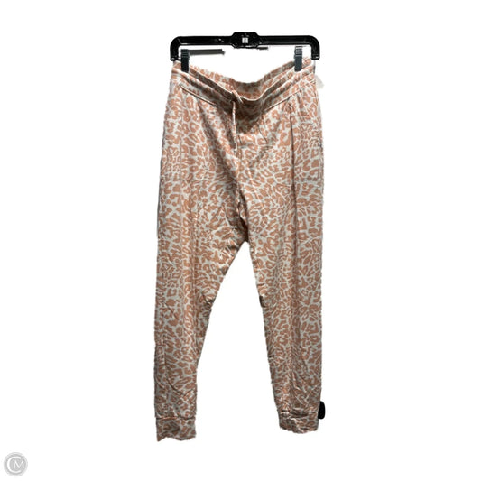 Pants Lounge By Chicos In Orange & White, Size: M