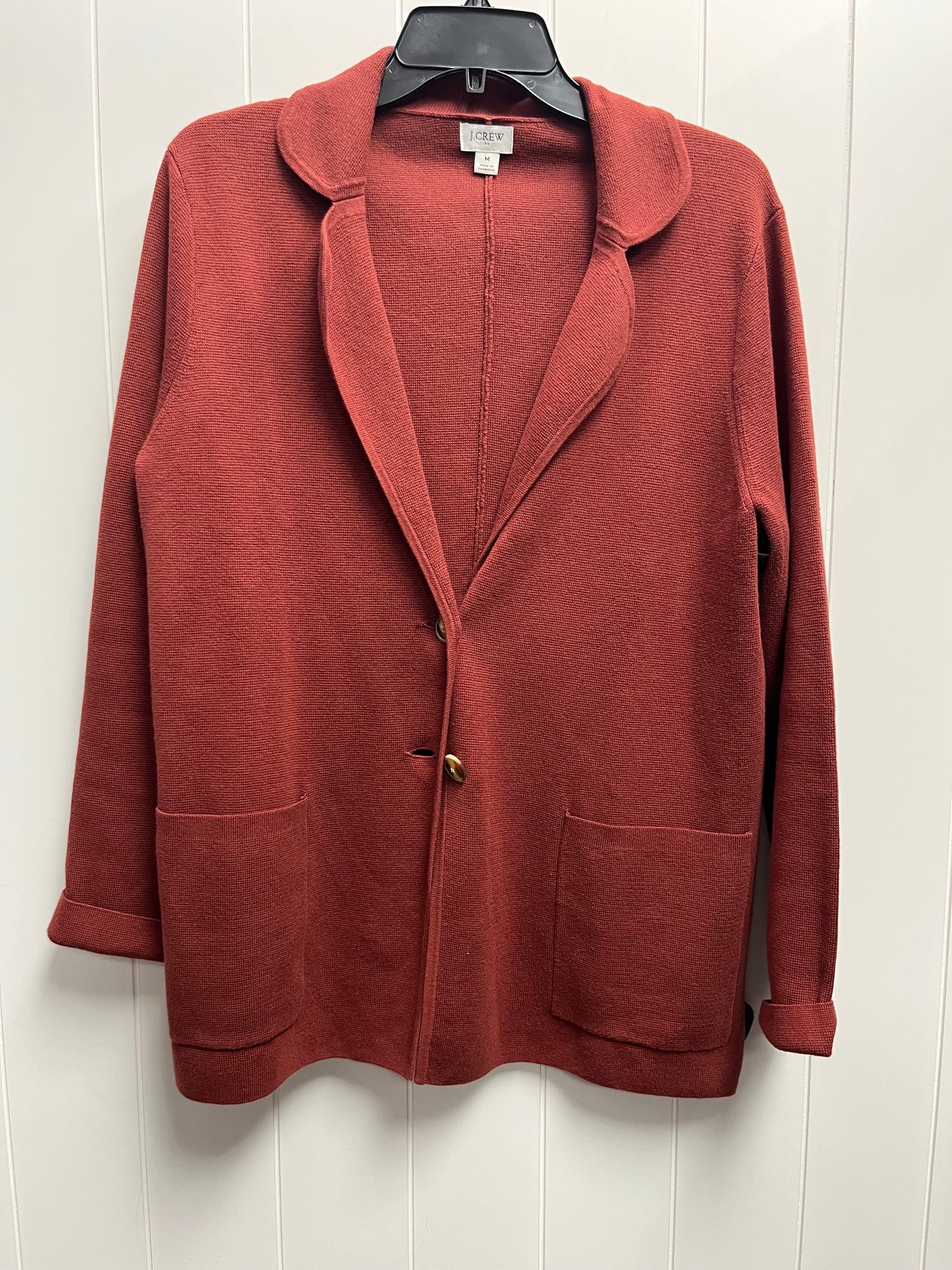 Blazer By J. Crew In Red, Size: M