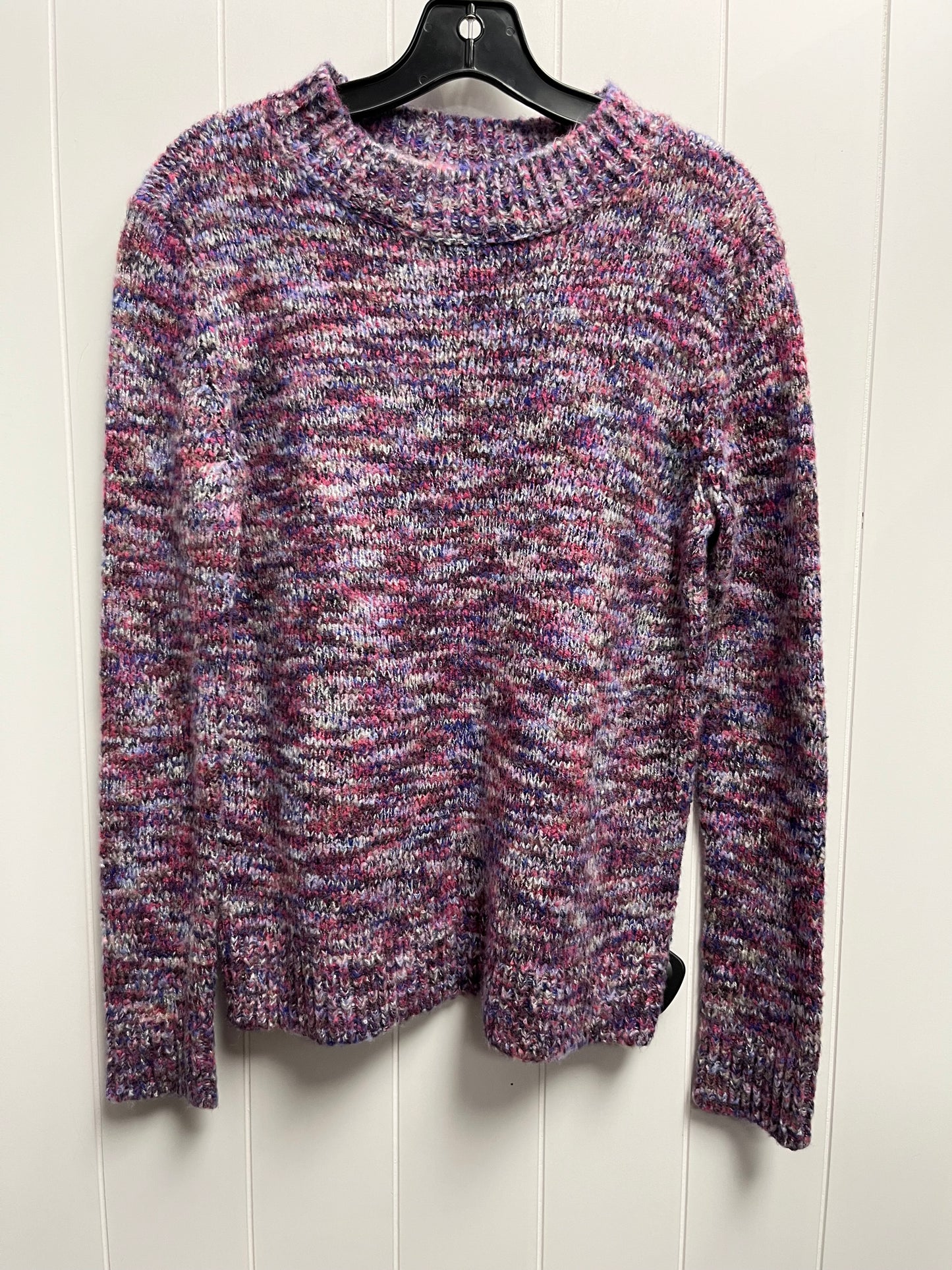 Sweater By Loft In Purple & Red, Size: Xs