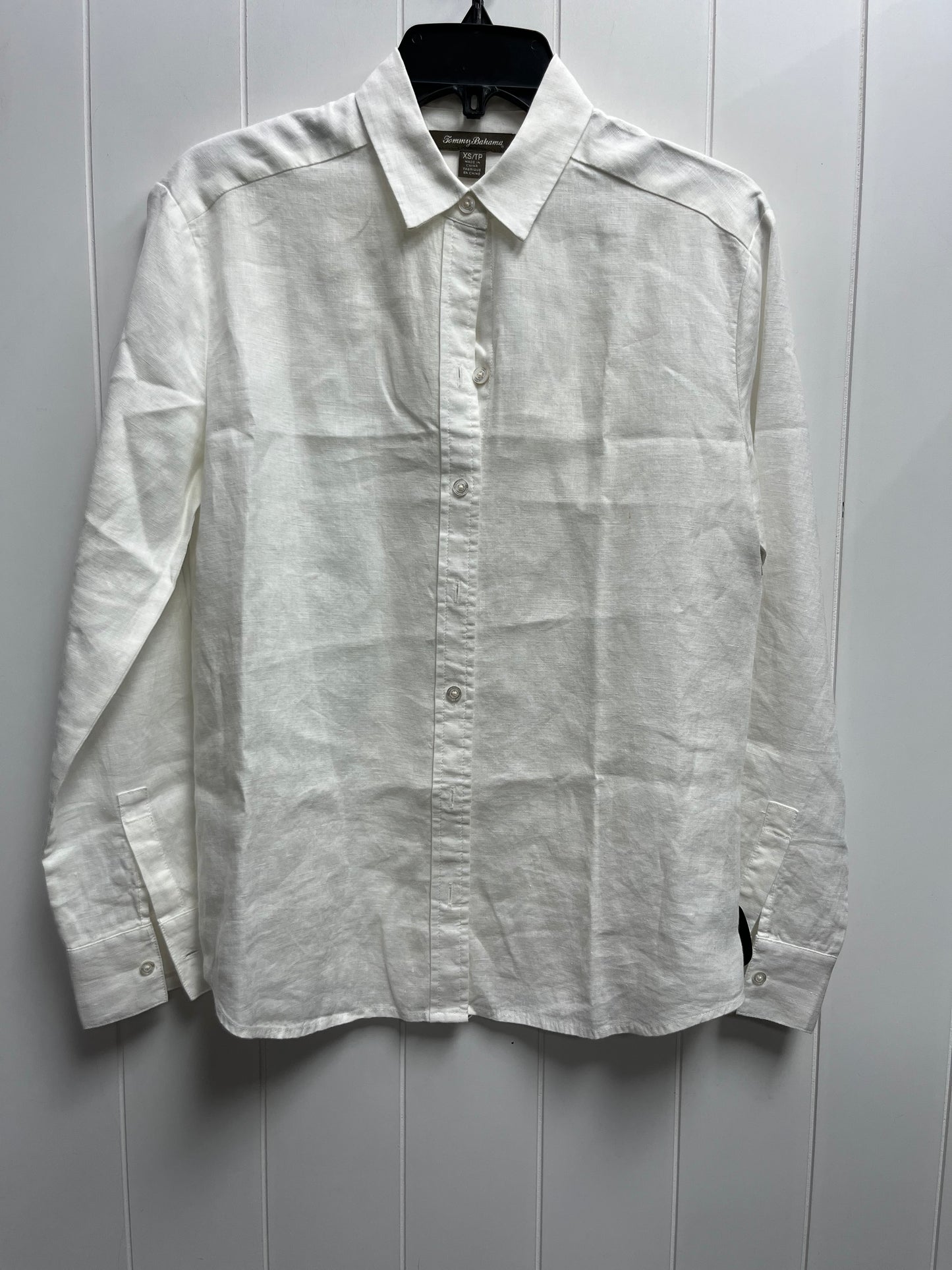 Top Long Sleeve By Tommy Bahama In White, Size: Xs