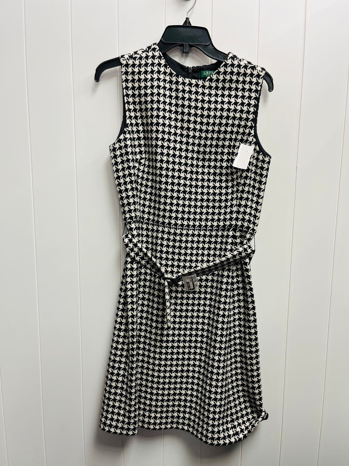 Dress Work By Ralph Lauren In Black & White, Size: 6