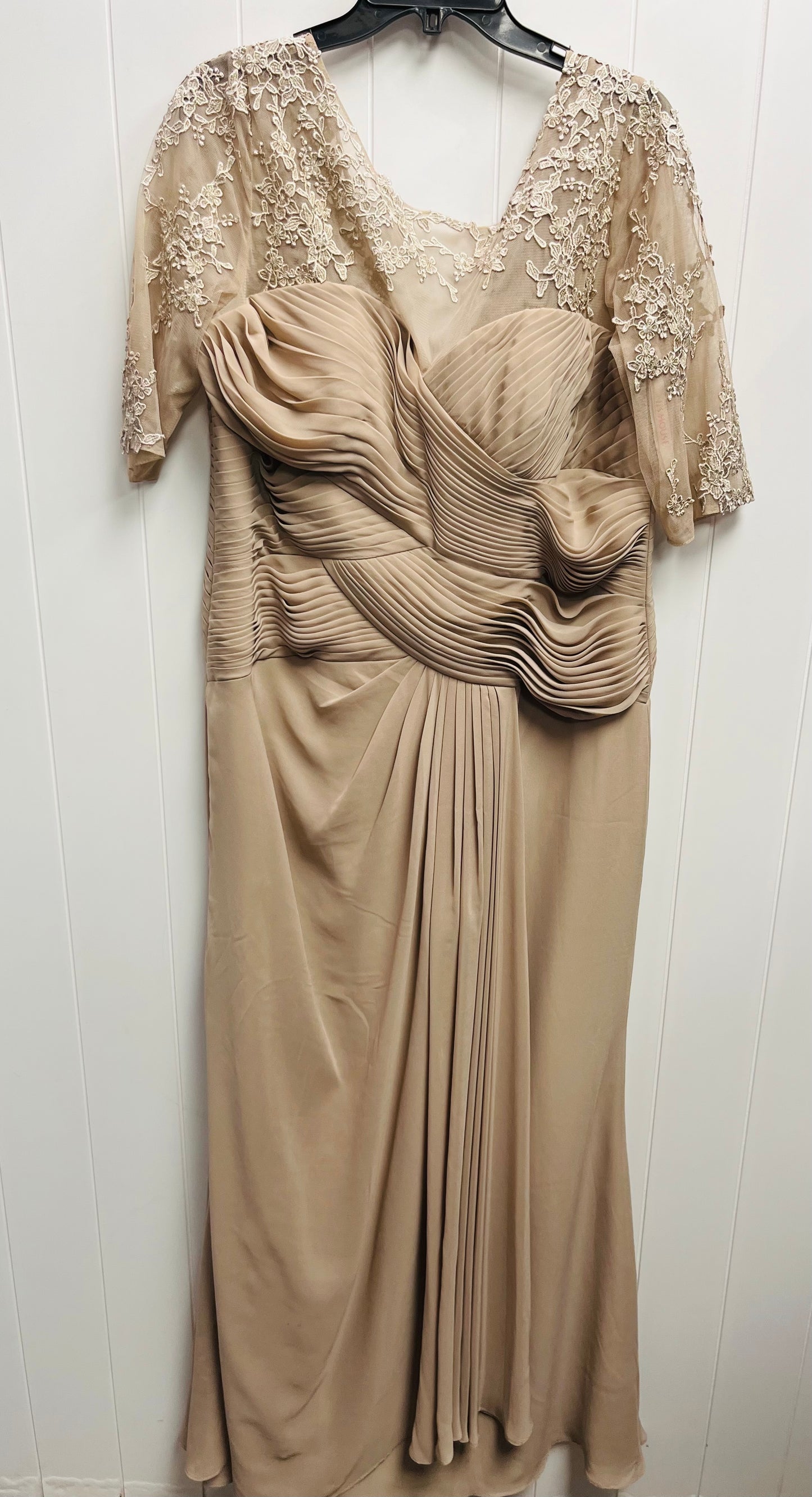 Dress Party Long By JJ HOUSE In Tan, Size: 16