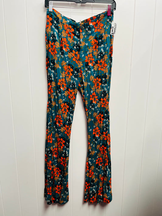 Pants Wide Leg By Free People In Green & Red, Size: Xs