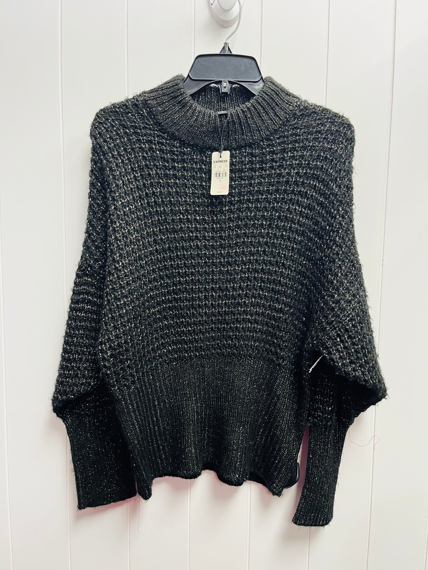 Sweater By Express In Black, Size: S