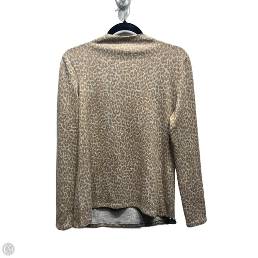 Top Long Sleeve By Beachlunchlounge In Brown, Size: Medium