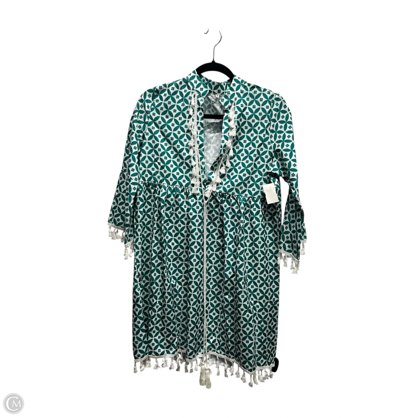 Dress Casual Short By Amazon Essentials In Green & White, Size: M