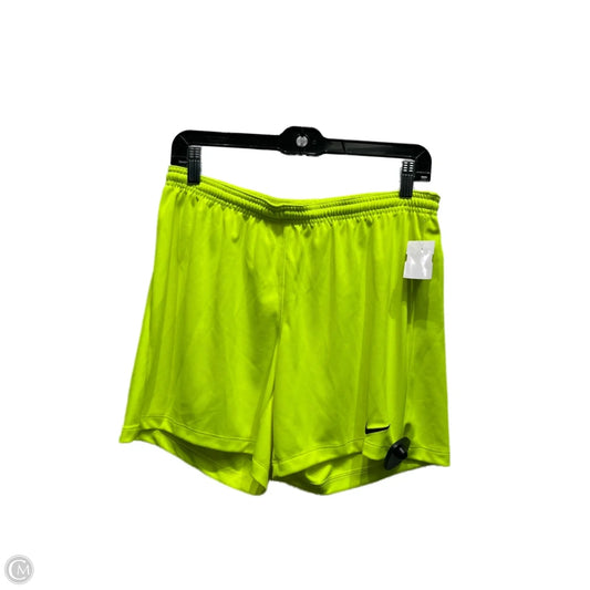 Athletic Shorts By Nike Apparel In Green, Size: M