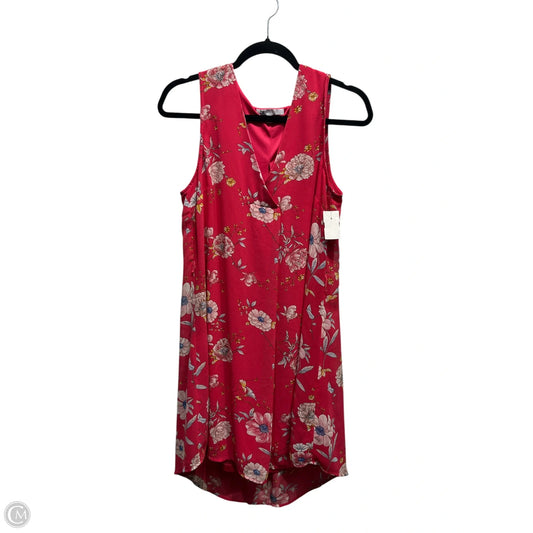Dress Casual Short By Dr2 In Pink & Red, Size: M