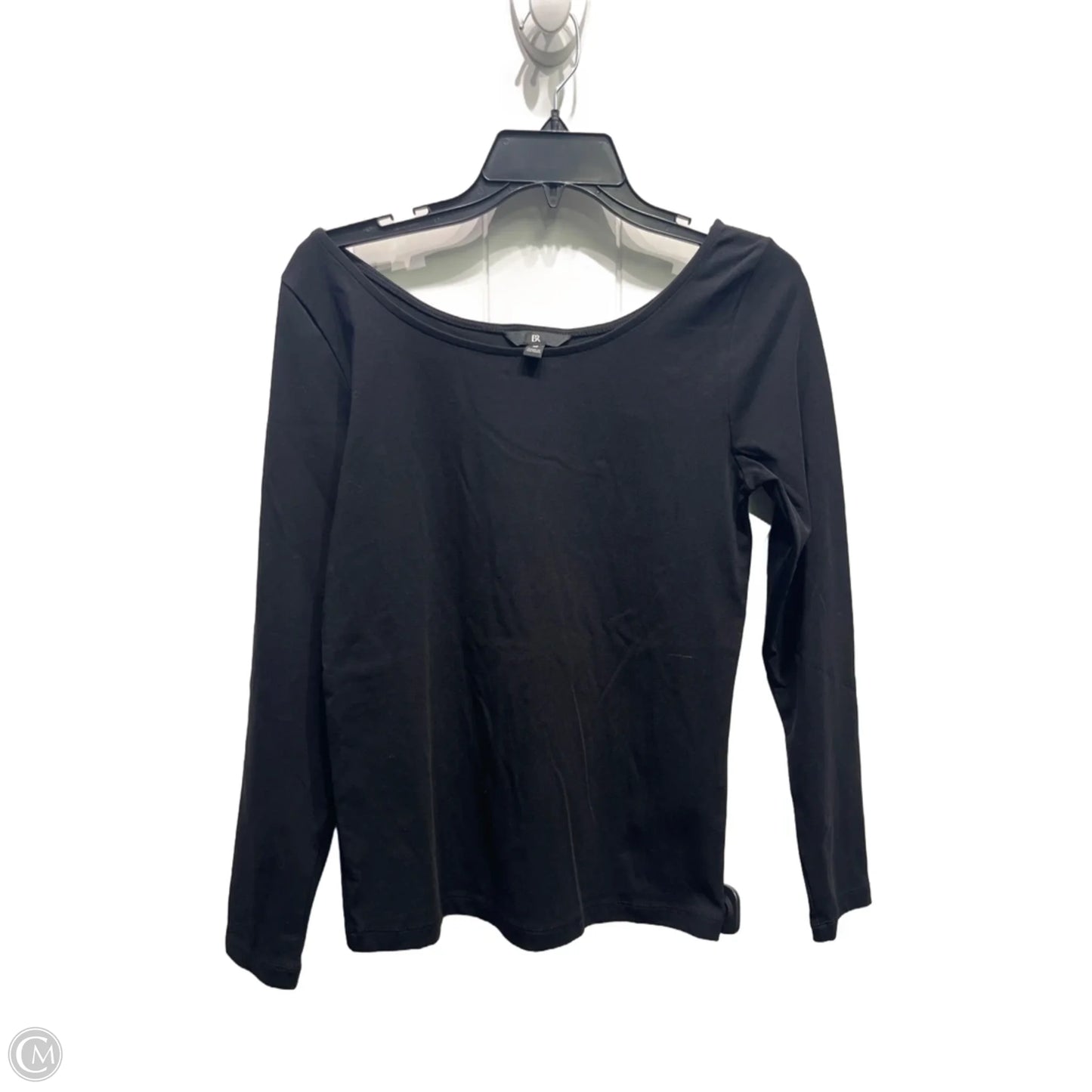 Top Long Sleeve Basic By Banana Republic In Black, Size: M