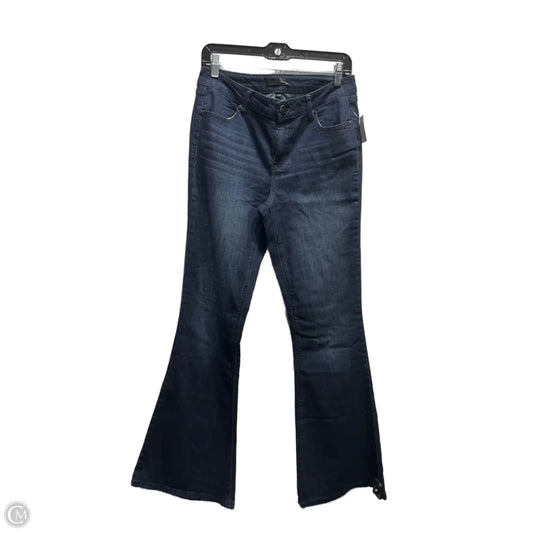 Jeans Flared By 1822 Denim In Blue Denim, Size: 10