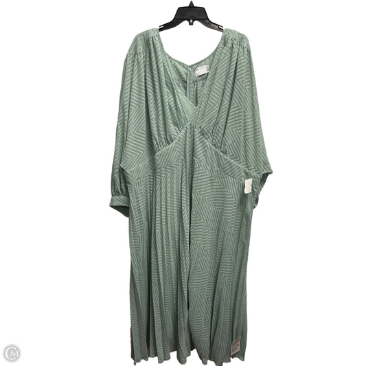Dress Casual Maxi By Asos In Green, Size: 26