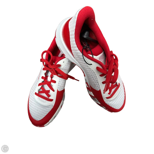 Shoes Athletic By Skechers In Red & White, Size: 8