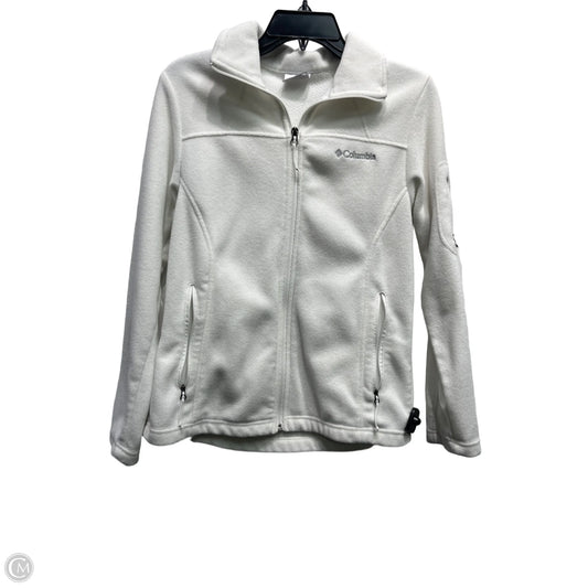 Jacket Fleece By Columbia In White, Size: S