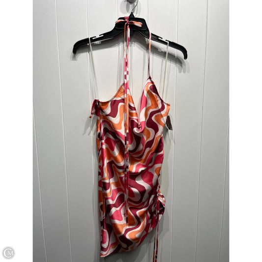 Dress Party Short By Dress Forum In Orange & Pink, Size: S