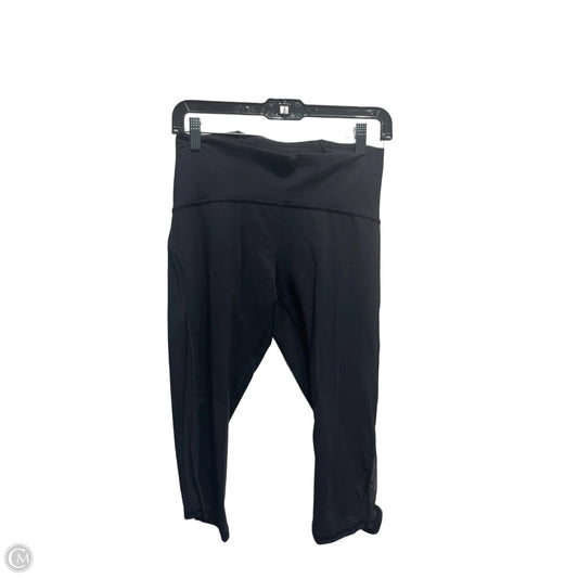 Athletic Capris By Lululemon In Black, Size: 8