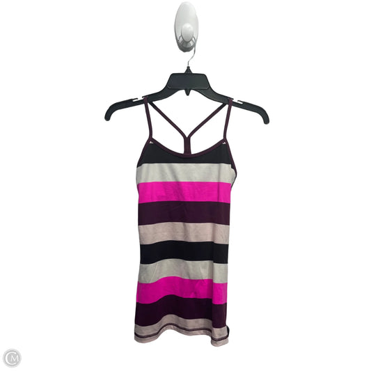 Athletic Tank Top By Lululemon In Black & Purple, Size: Xs