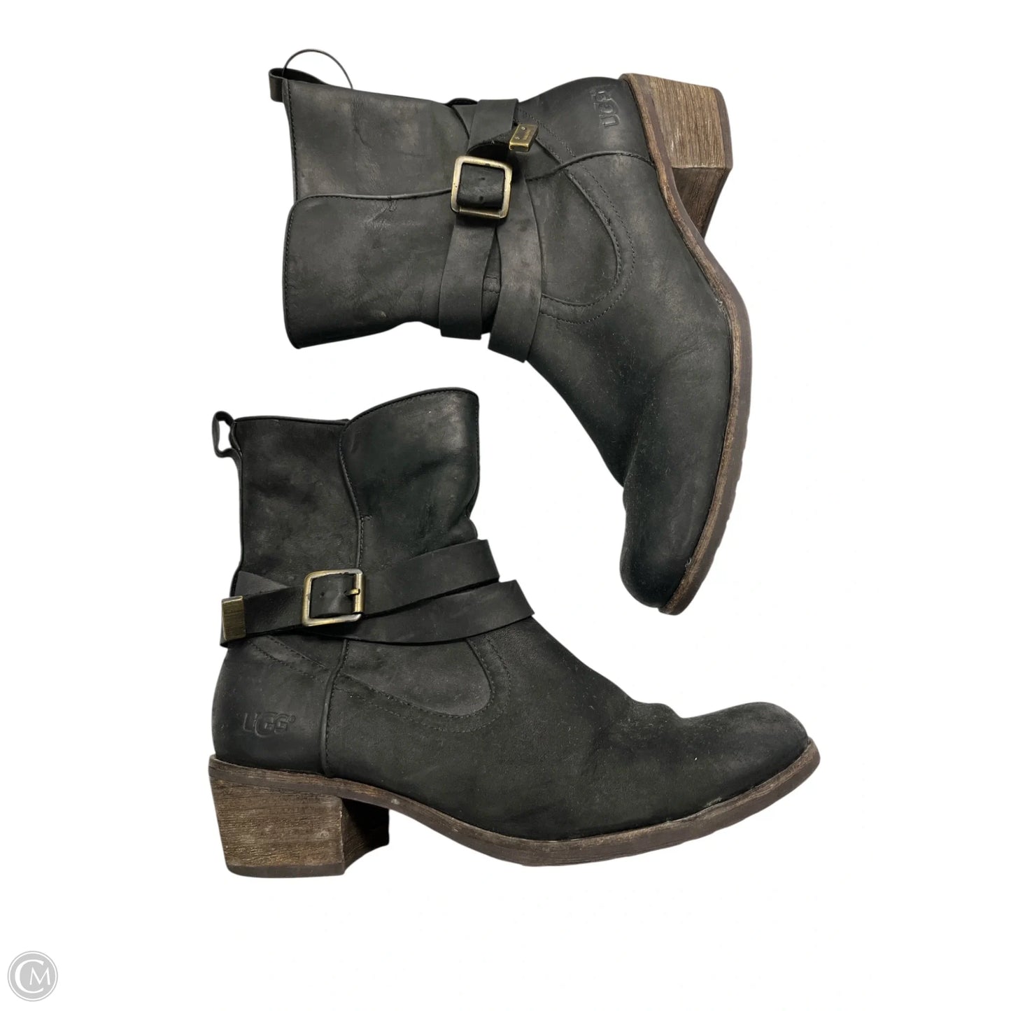 Boots Designer By Ugg In Black, Size: 8
